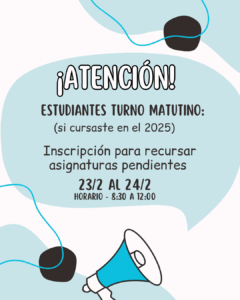 Reinscripciones en ISBO