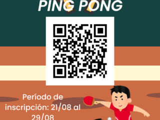INSCRIPCIÓN AL TORNEO DE PING PONG