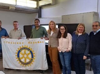 Donación recibida por Rotary Club Ituzangó
