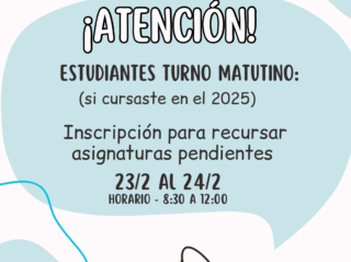 Reinscripciones en ISBO